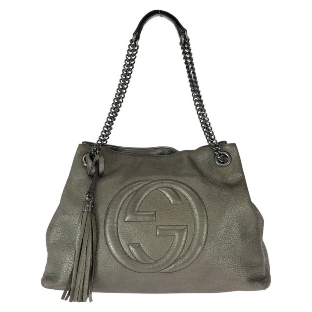 Gucci Soho Leather Tassel Tote Bag